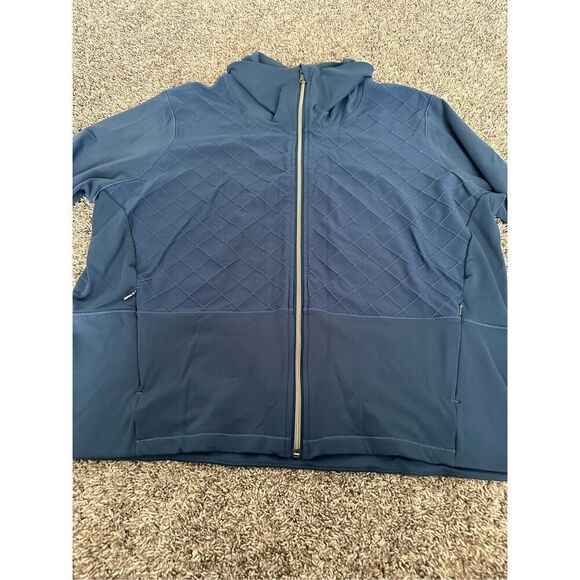 Calia by Carrie Underwood Essential Quilted Jacket Full Zip Athletic Blue XL - Picture 10 of 11